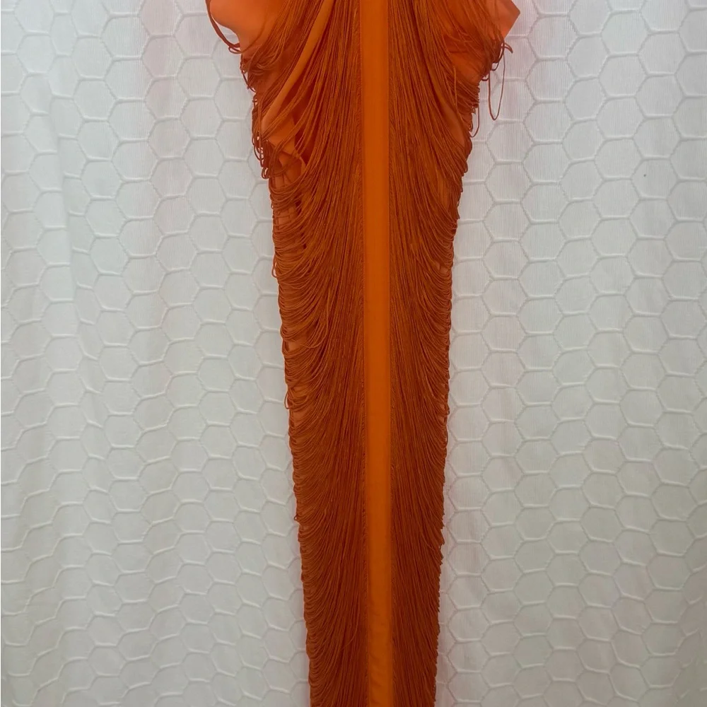 ASOS Orange Maxi Dress - Picture 2 of 3